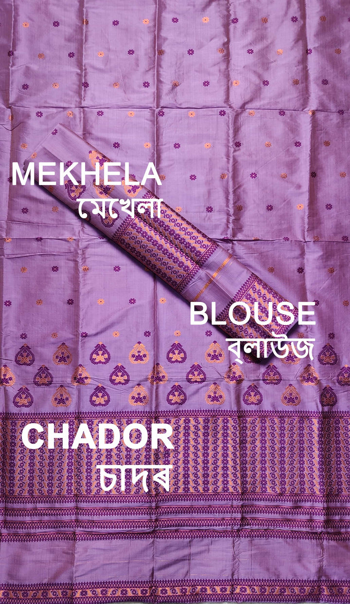 Premium Bhagalpuri Art Toss* Mekhela Sador