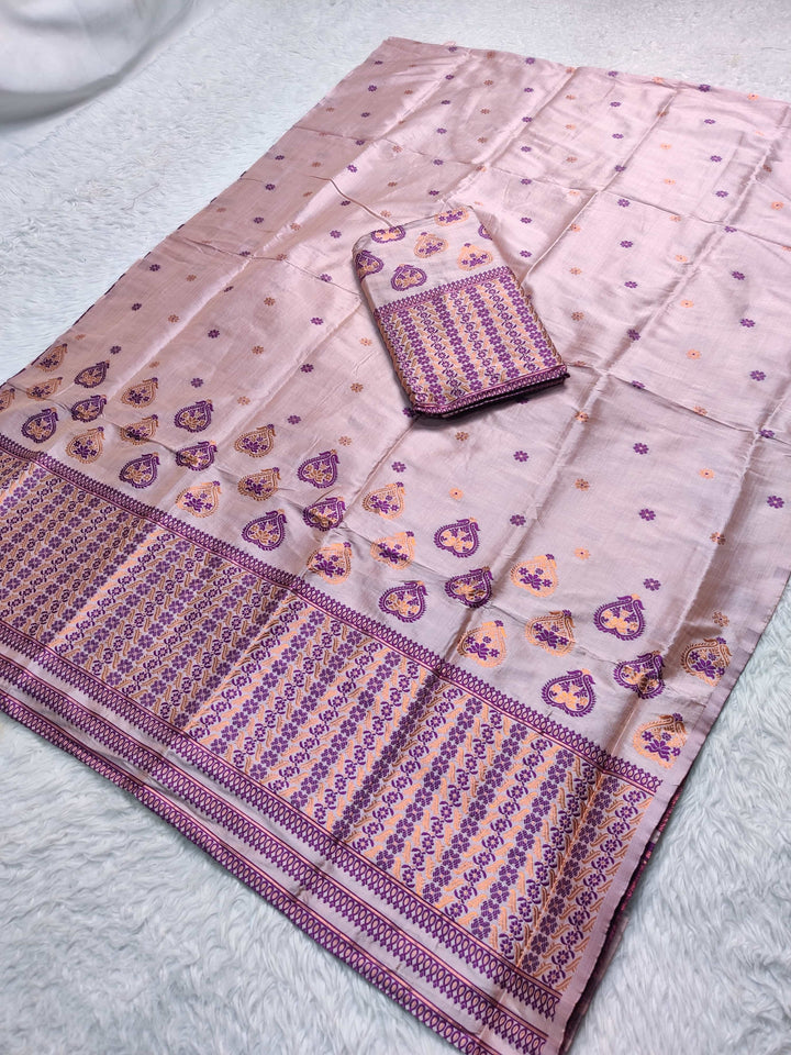 Premium Bhagalpuri Art Toss* Mekhela Sador