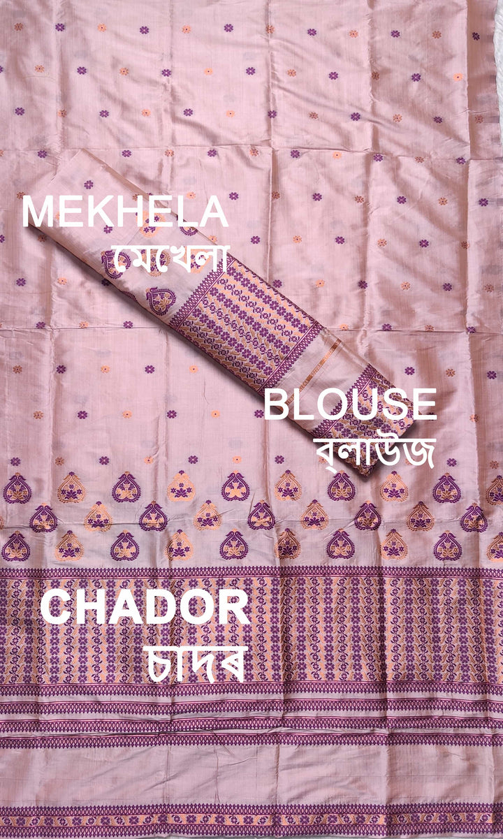 Premium Bhagalpuri Art Toss* Mekhela Sador