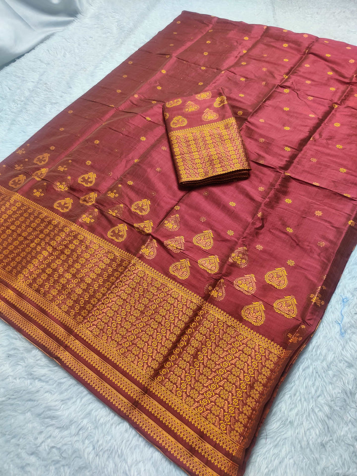 Premium Bhagalpuri Art Toss* Mekhela Sador