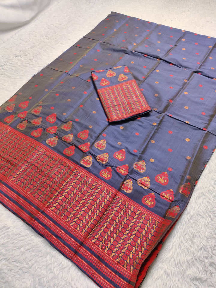 Premium Bhagalpuri Art Toss* Mekhela Sador