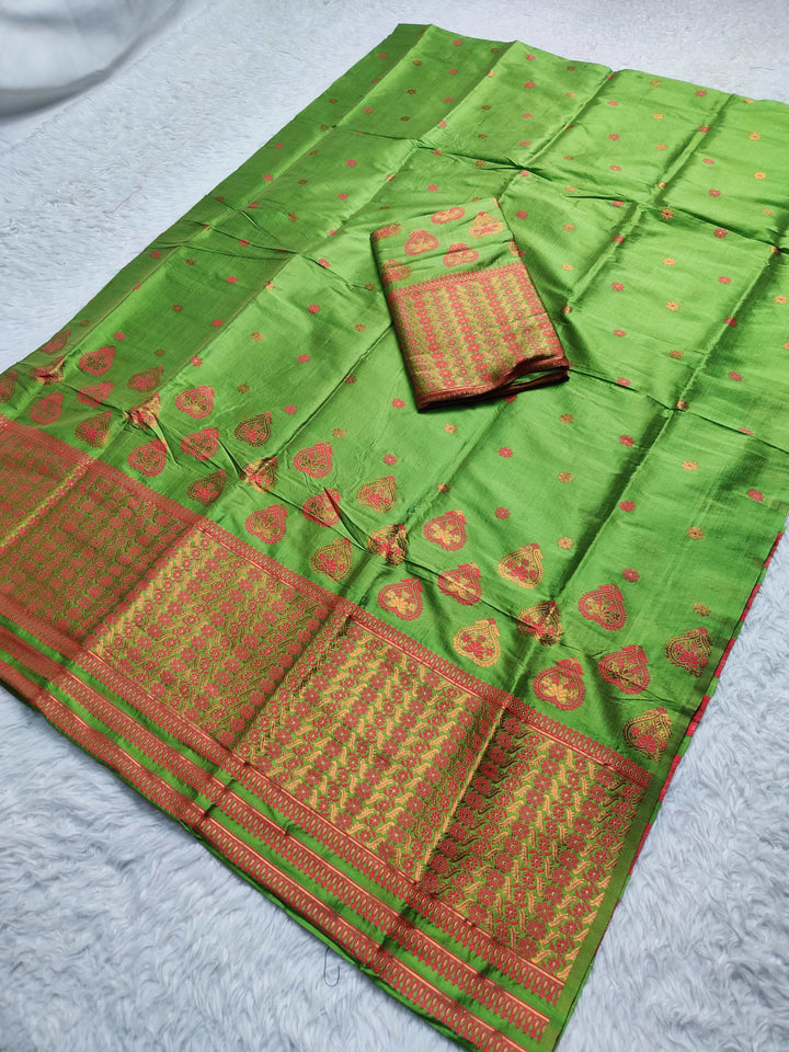 Premium Bhagalpuri Art Toss* Mekhela Sador