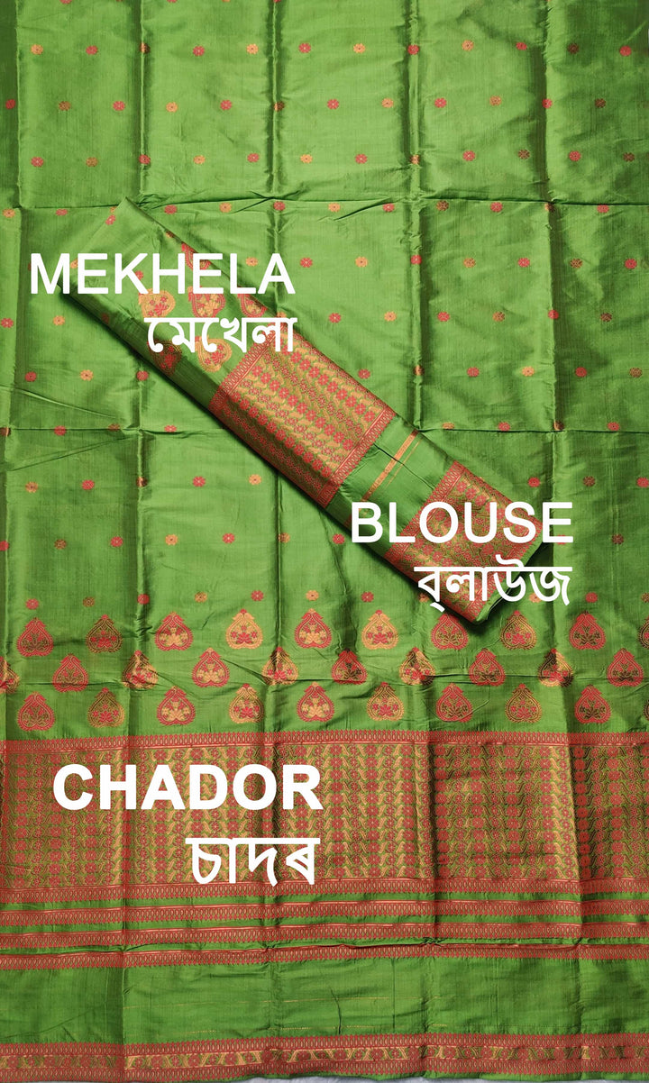Premium Bhagalpuri Art Toss* Mekhela Sador