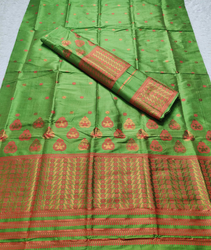 Premium Bhagalpuri Art Toss* Mekhela Sador