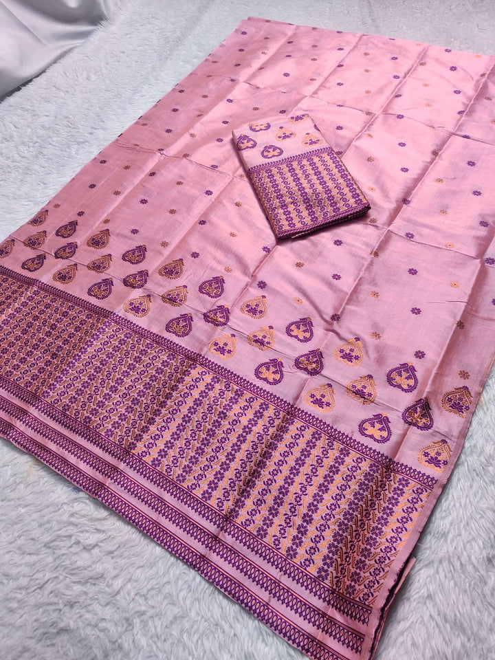 Premium Bhagalpuri Art Toss* Mekhela Sador