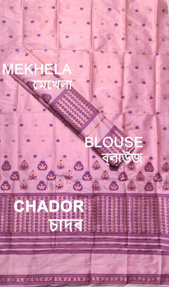 Premium Bhagalpuri Art Toss* Mekhela Sador