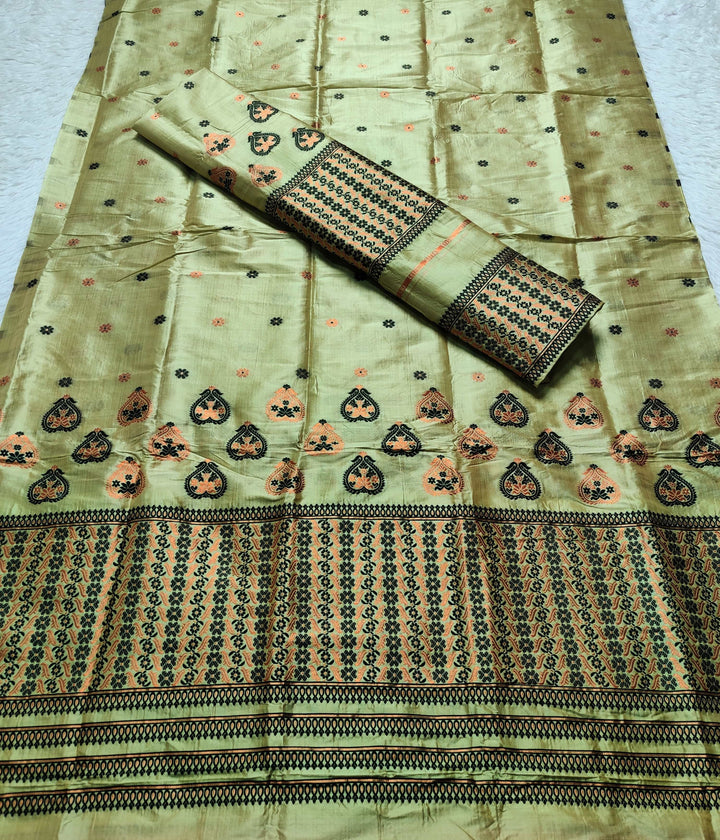 Premium Bhagalpuri Art Toss* Mekhela Sador
