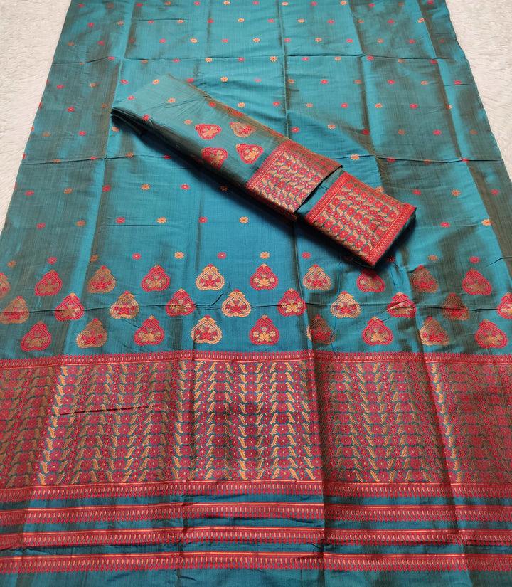 Premium Bhagalpuri Art Toss* Mekhela Sador