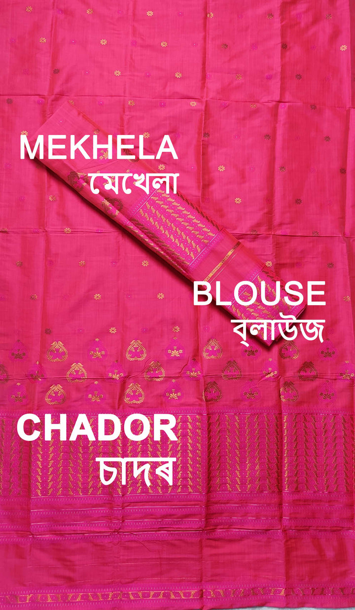 Premium Bhagalpuri Art Toss* Mekhela Sador