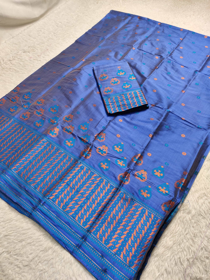 Premium Bhagalpuri Art Toss* Mekhela Sador