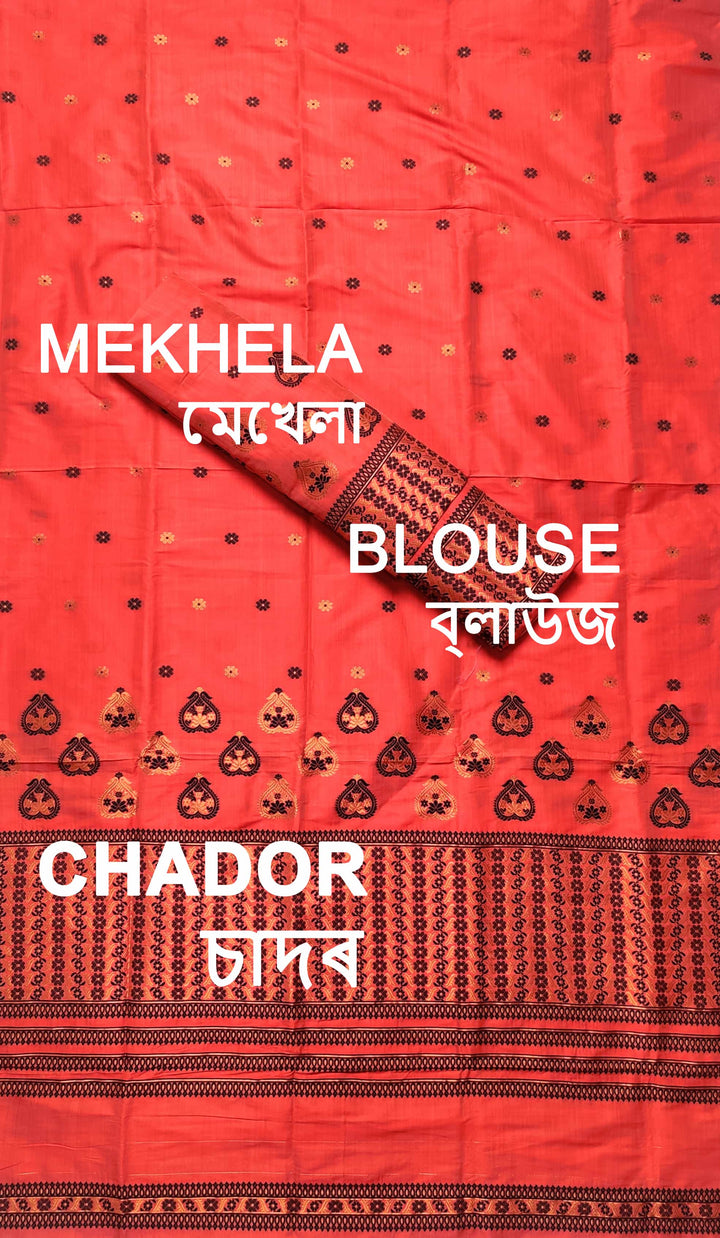 Premium Bhagalpuri Art Toss* Mekhela Sador