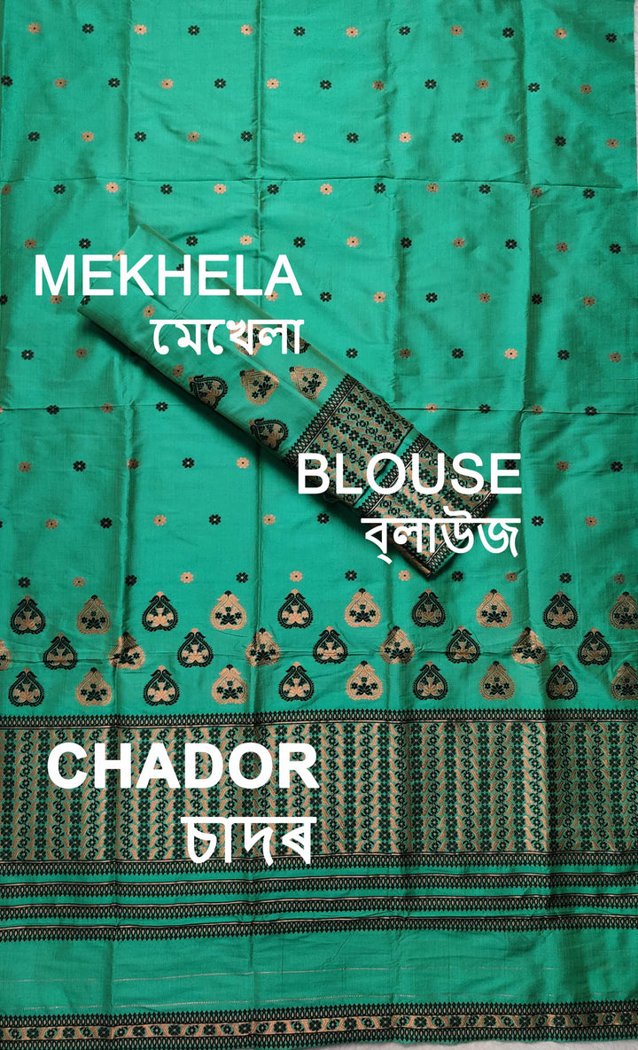 Premium Bhagalpuri Art Toss* Mekhela Sador