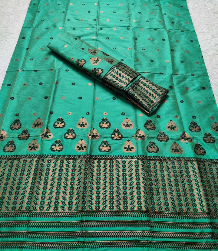 Premium Bhagalpuri Art Toss* Mekhela Sador