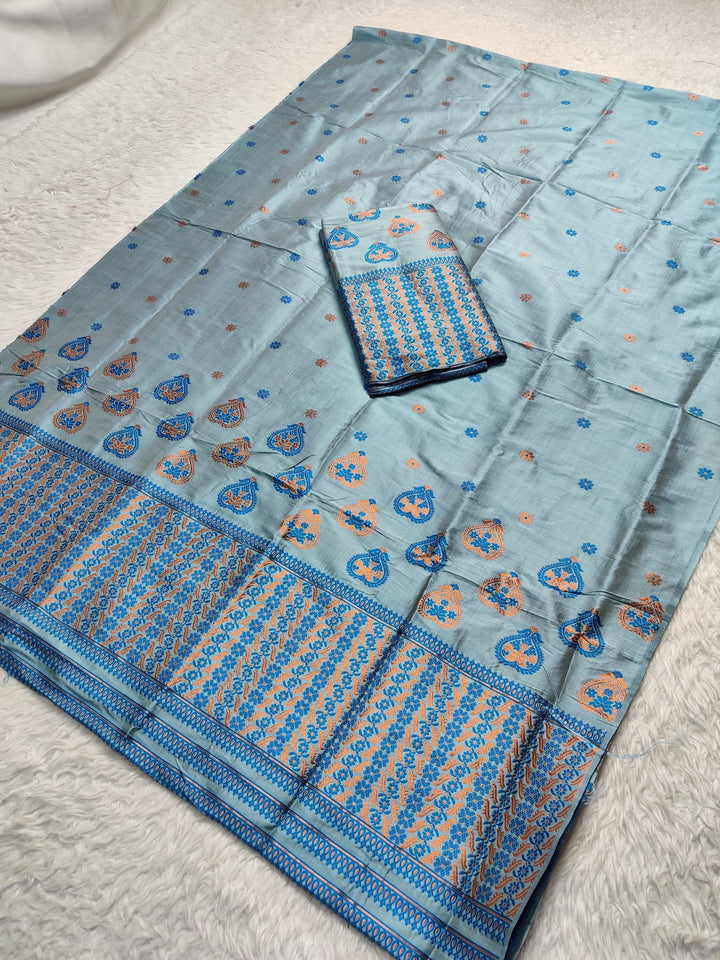 Premium Bhagalpuri Art Toss* Mekhela Sador