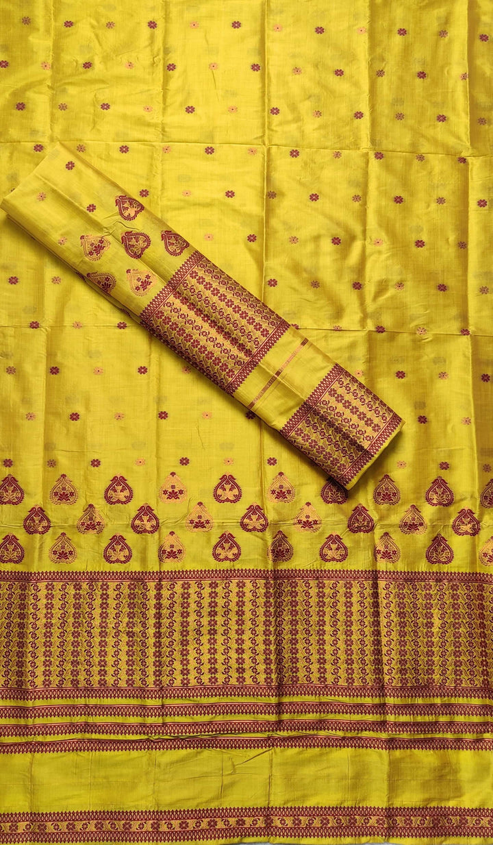 Premium Bhagalpuri Art Toss* Mekhela Sador