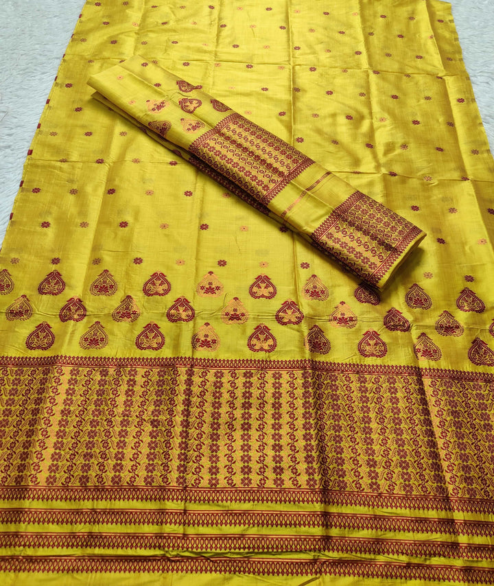 Premium Bhagalpuri Art Toss* Mekhela Sador