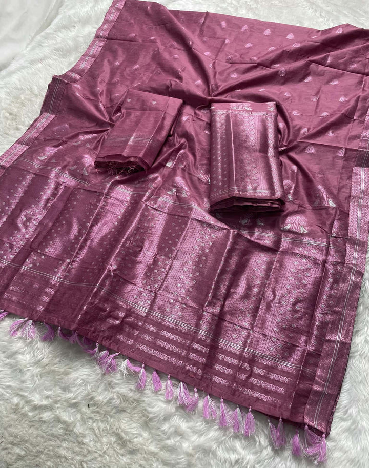 Weaving Colouring Jari AC Cotton* Mekhela Sador