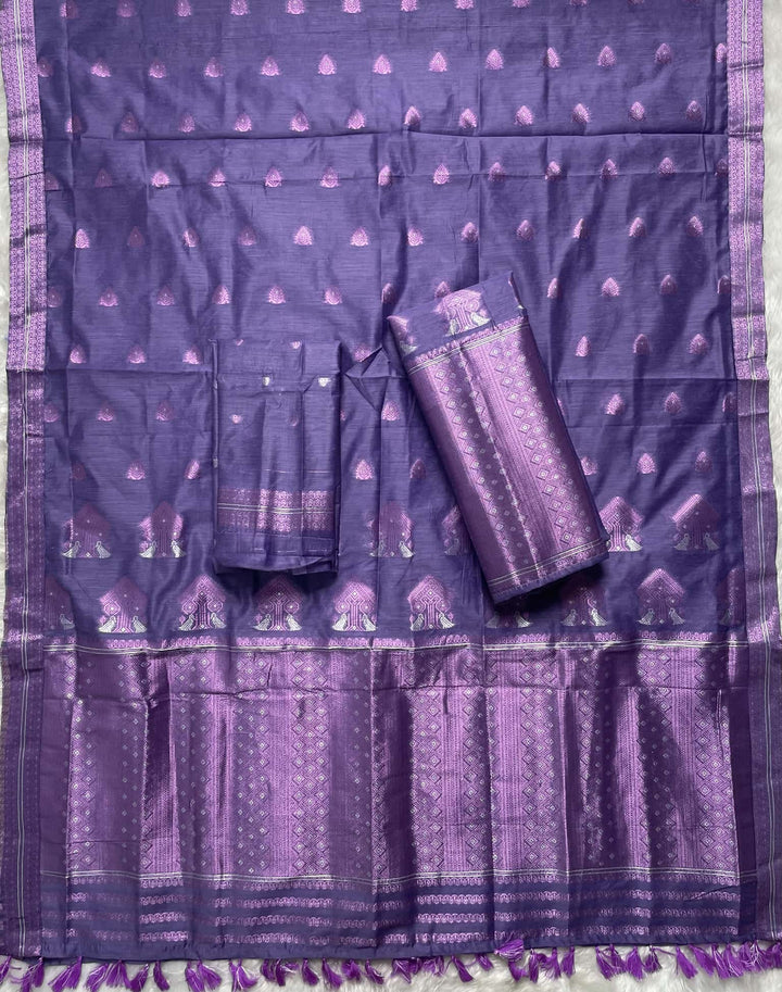 Weaving Colouring Jari AC Cotton* Mekhela Sador