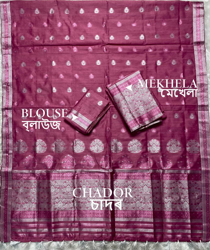 Weaving Colouring Jari AC Cotton* Mekhela Sador