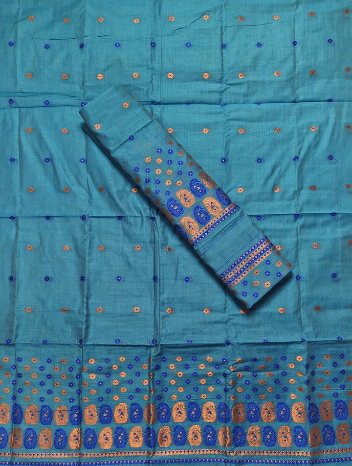 Jari & Dhaga Weaving Work Premium Cotton* Mekhela Sador