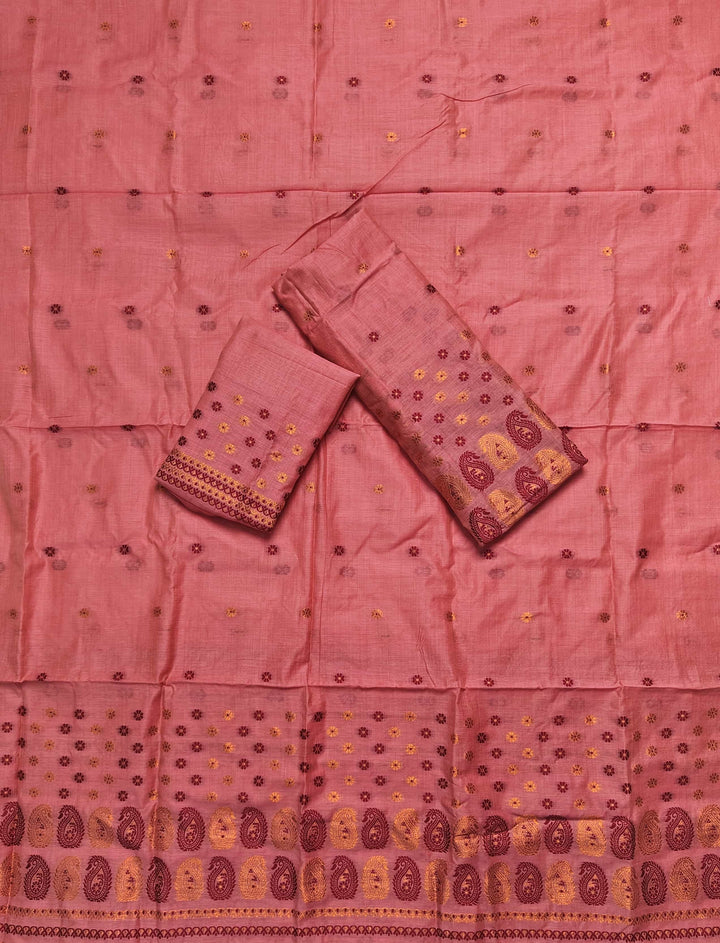 Jari & Dhaga Weaving Work Premium Cotton* Mekhela Sador
