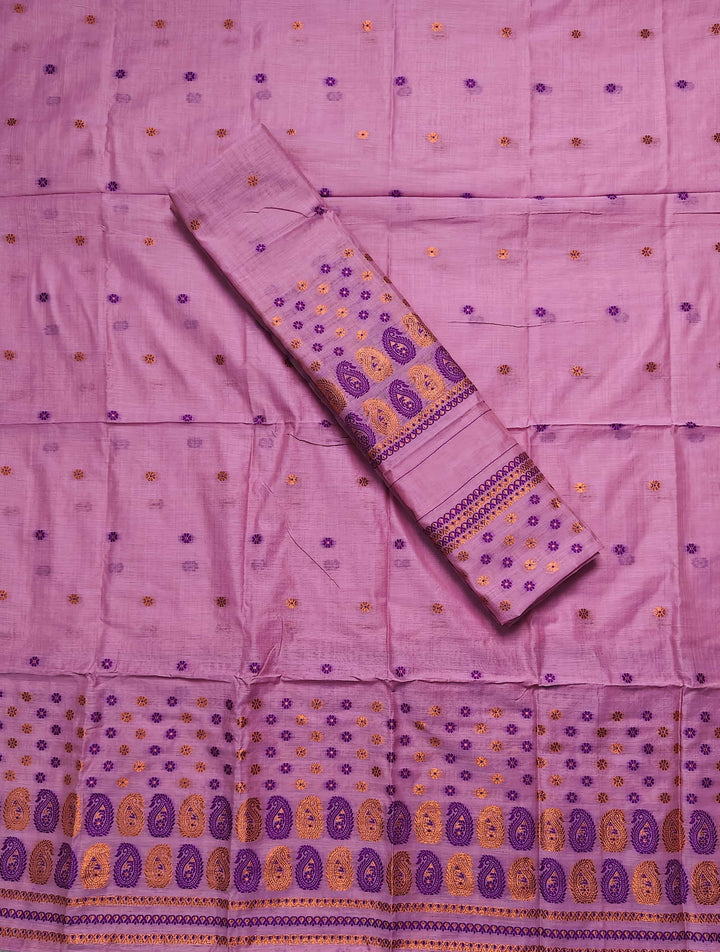 Jari & Dhaga Weaving Work Premium Cotton* Mekhela Sador