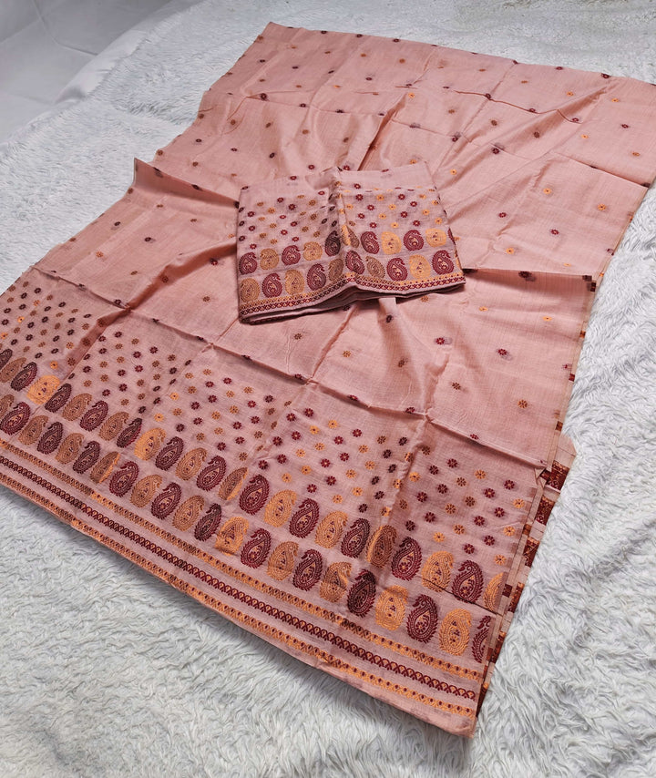 Jari & Dhaga Weaving Work Premium Cotton* Mekhela Sador