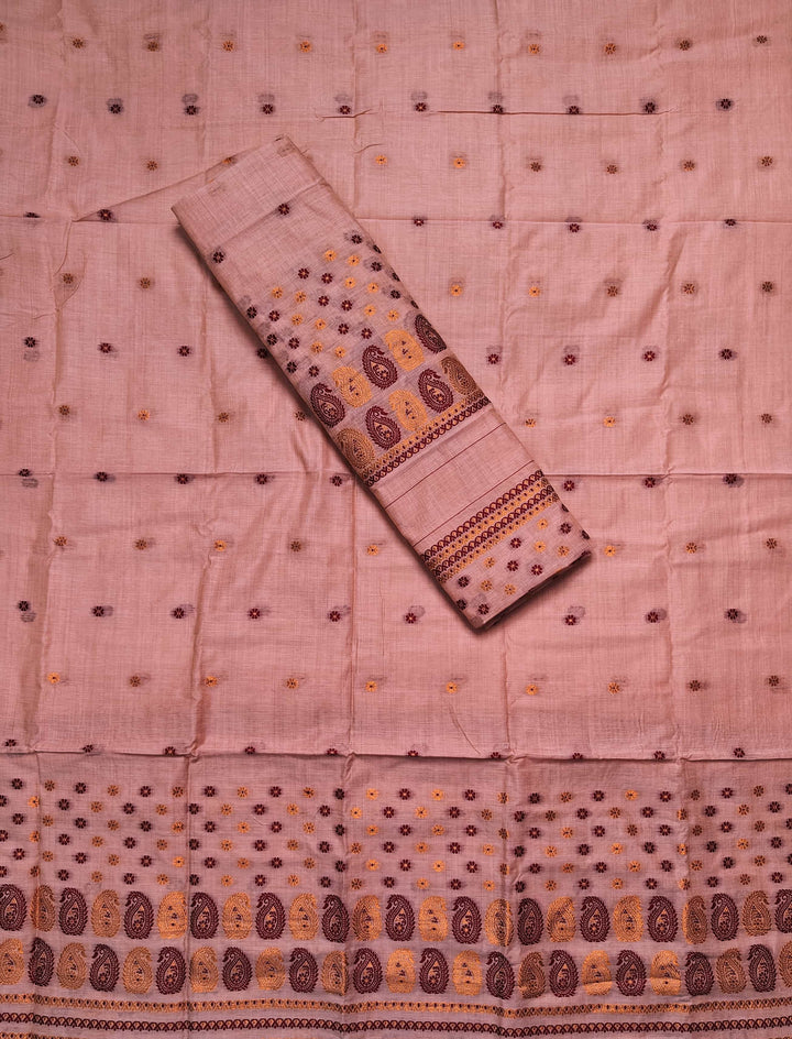Jari & Dhaga Weaving Work Premium Cotton* Mekhela Sador