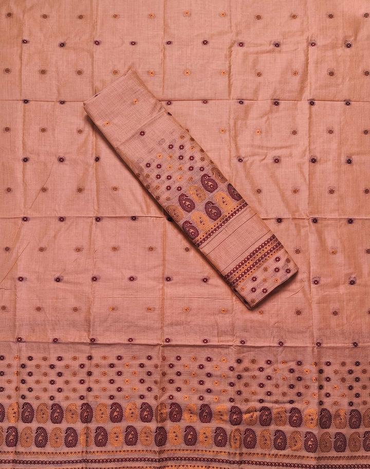 Jari & Dhaga Weaving Work Premium Cotton* Mekhela Sador