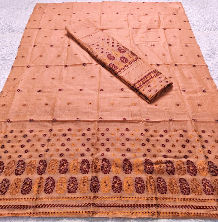 Jari & Dhaga Weaving Work Premium Cotton* Mekhela Sador