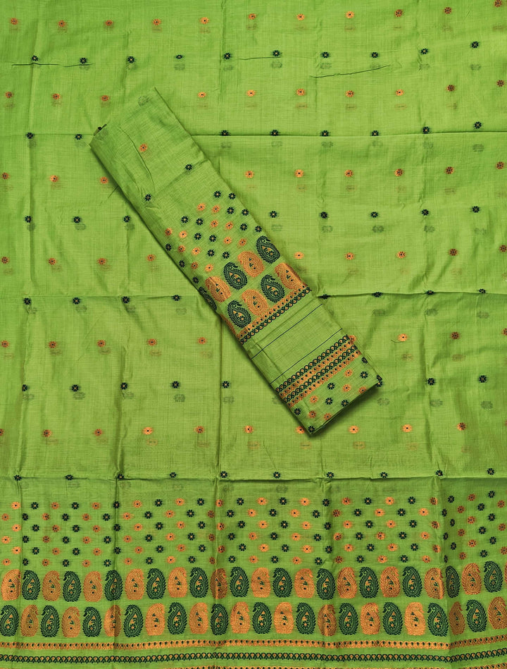 Jari & Dhaga Weaving Work Premium Cotton* Mekhela Sador