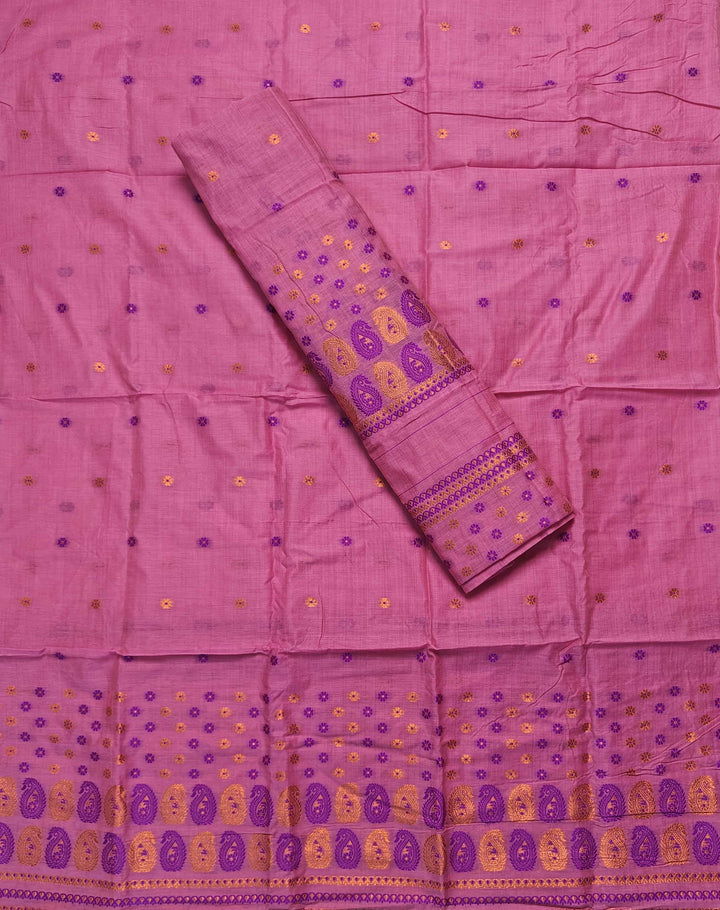 Jari & Dhaga Weaving Work Premium Cotton* Mekhela Sador