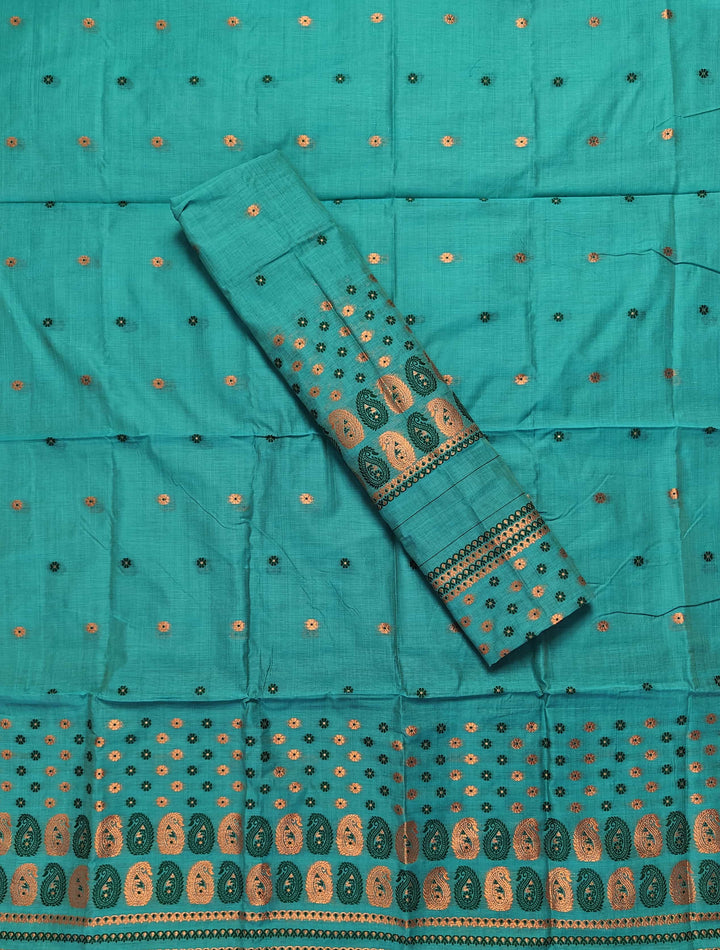 Jari & Dhaga Weaving Work Premium Cotton* Mekhela Sador