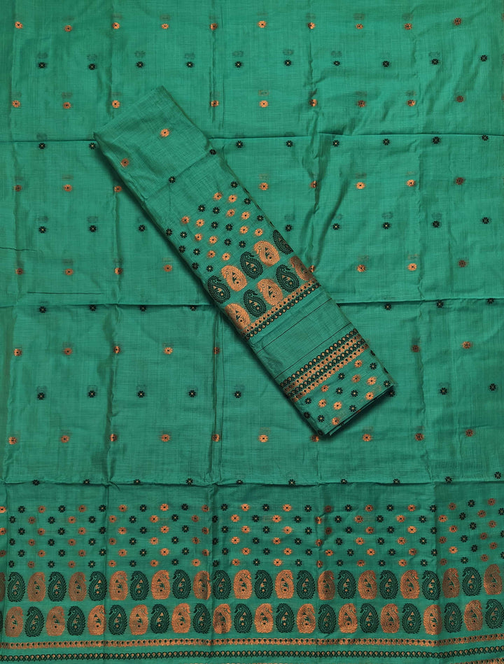 Jari & Dhaga Weaving Work Premium Cotton* Mekhela Sador