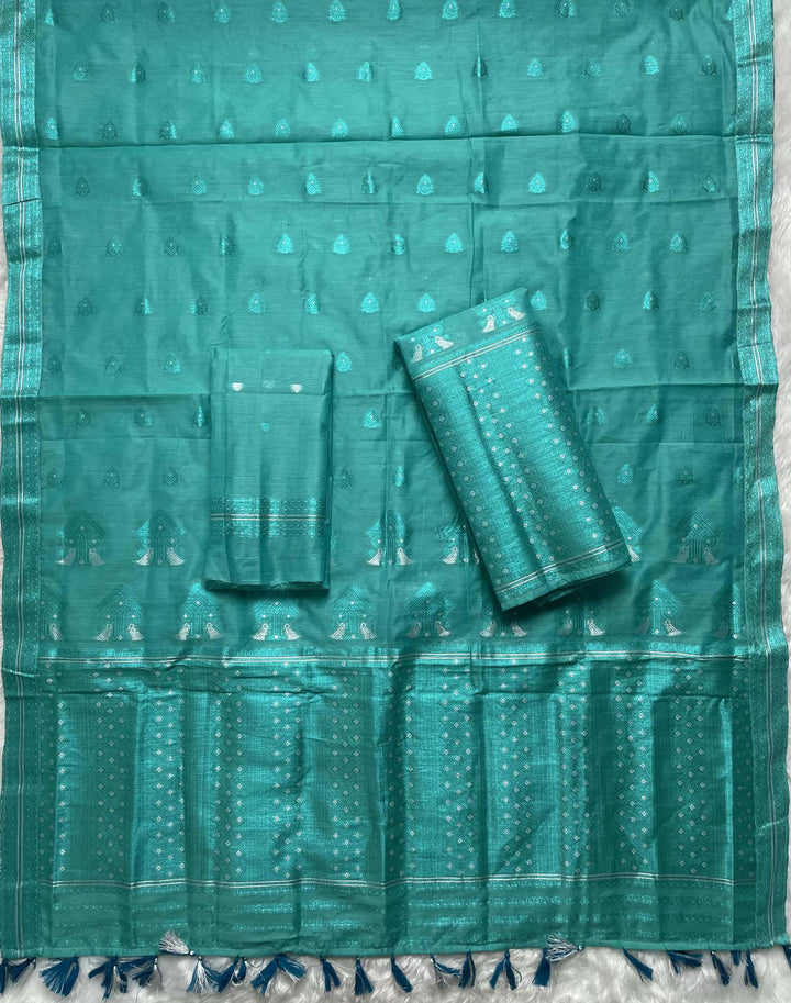 Weaving Colouring Jari AC Cotton* Mekhela Sador