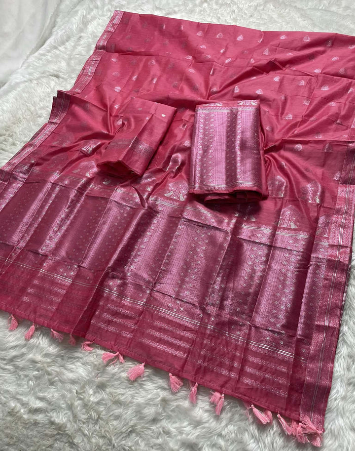 Weaving Colouring Jari AC Cotton* Mekhela Sador