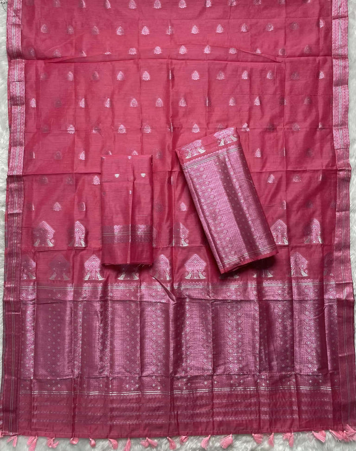 Weaving Colouring Jari AC Cotton* Mekhela Sador