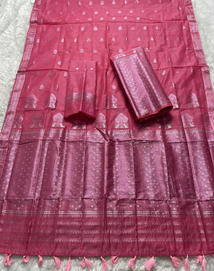 Weaving Colouring Jari AC Cotton* Mekhela Sador