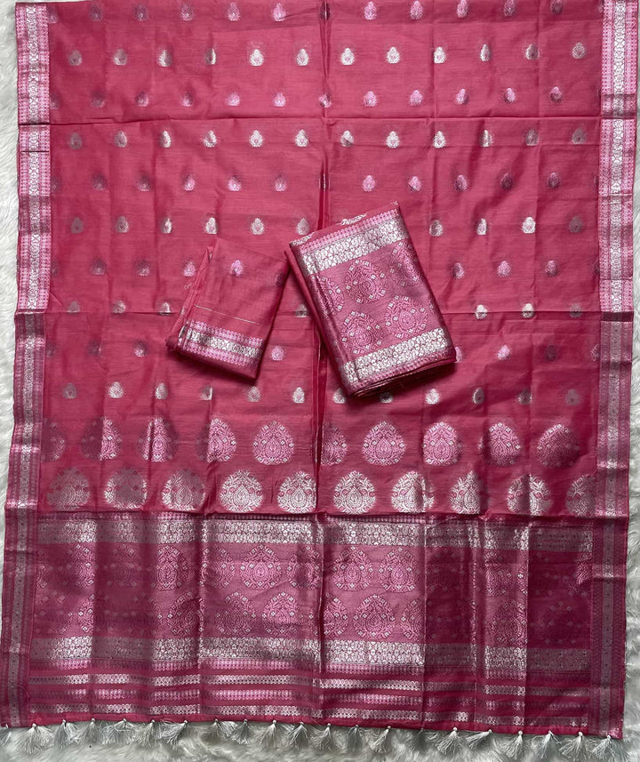 Weaving Colouring Jari AC Cotton* Mekhela Sador