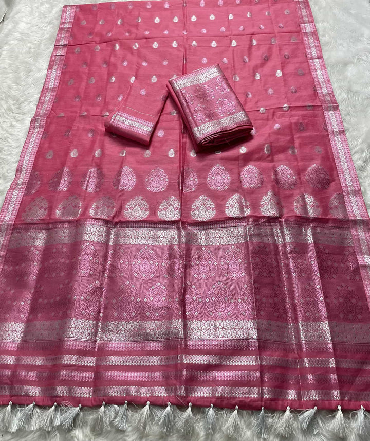 Weaving Colouring Jari AC Cotton* Mekhela Sador