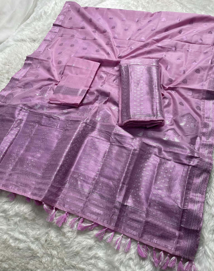 Weaving Colouring Jari AC Cotton* Mekhela Sador