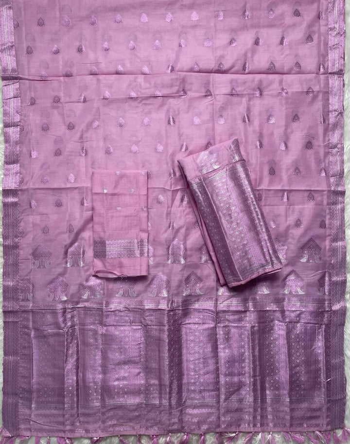 Weaving Colouring Jari AC Cotton* Mekhela Sador