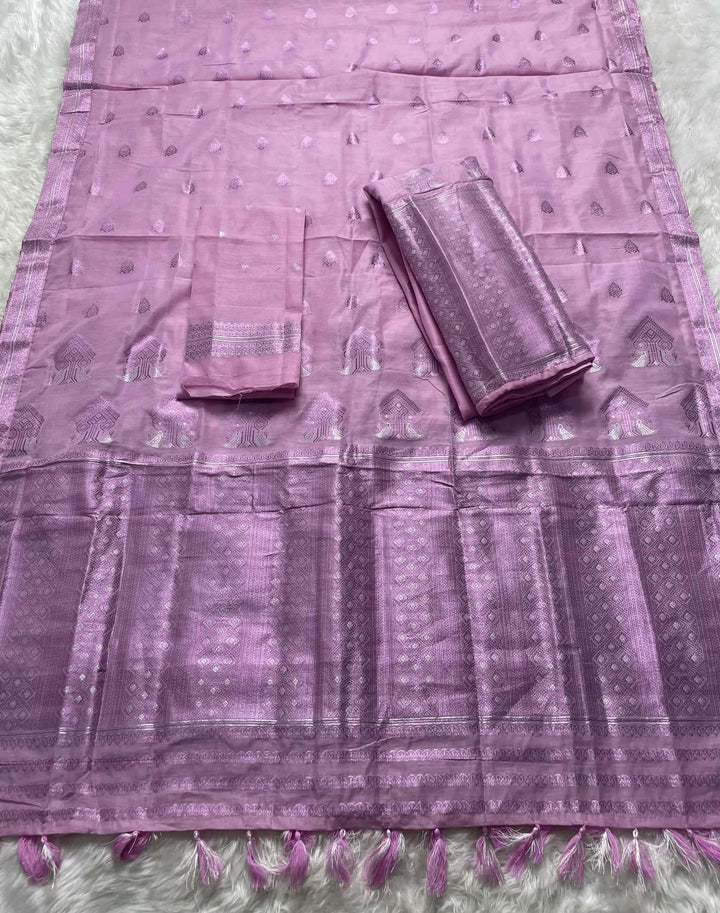 Weaving Colouring Jari AC Cotton* Mekhela Sador