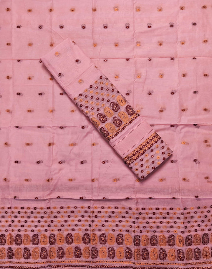 Jari & Dhaga Weaving Work Premium Cotton* Mekhela Sador