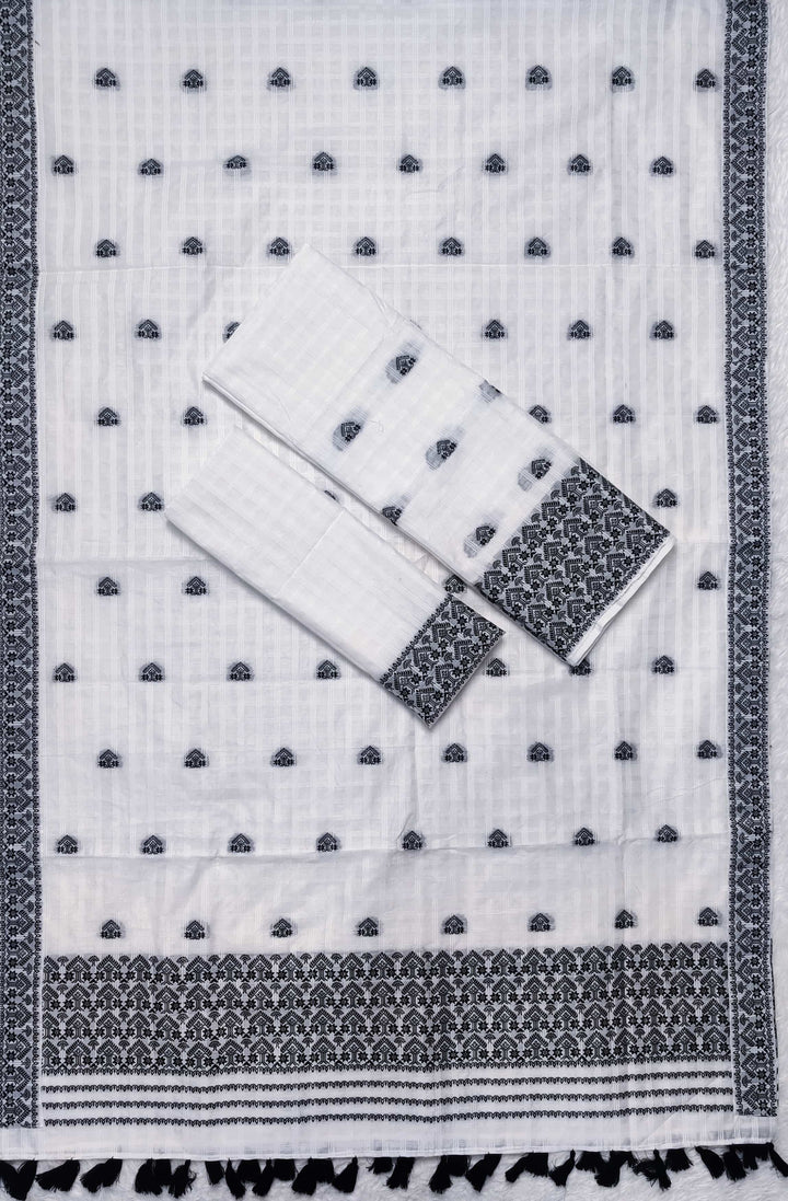 Ready-To-Wear Cotton Checks* Mekhela Sador