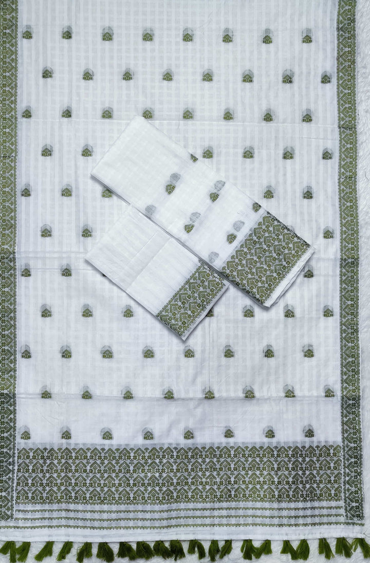 Ready-To-Wear Cotton Checks* Mekhela Sador