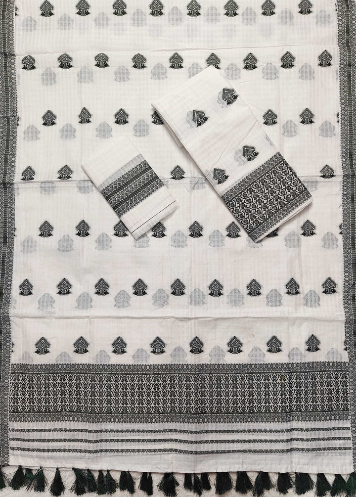 Ready-To-Wear Cotton Checks* Mekhela Sador