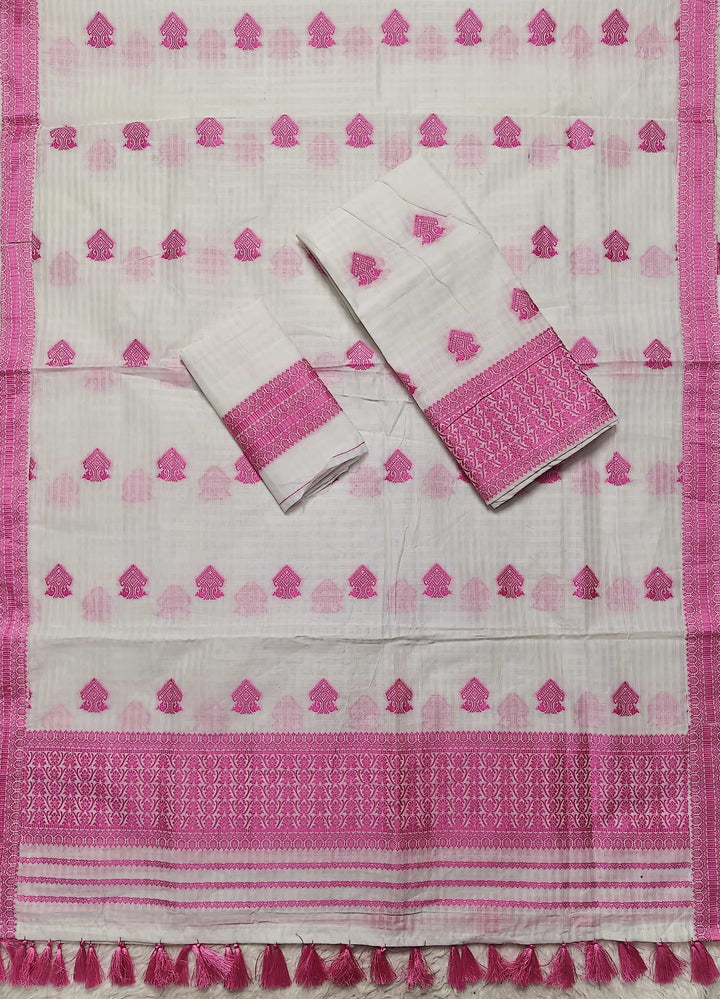 Ready-To-Wear Cotton Checks* Mekhela Sador