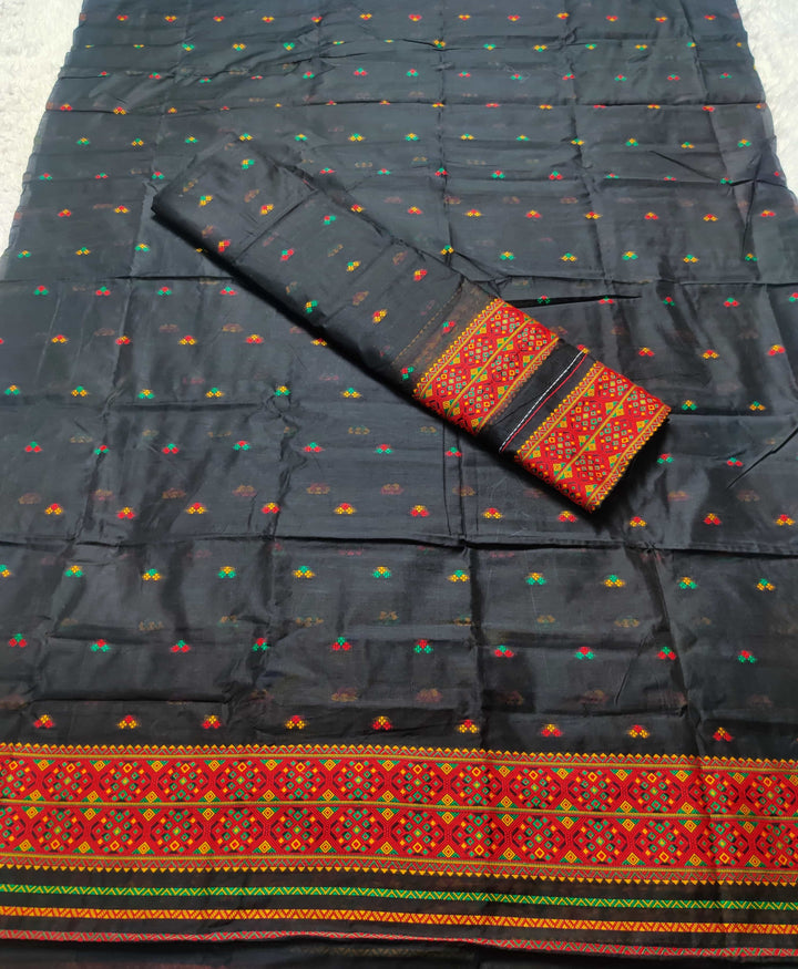 Weaving -Multi-Dhaga Work AC Cotton* Mekhela Sador