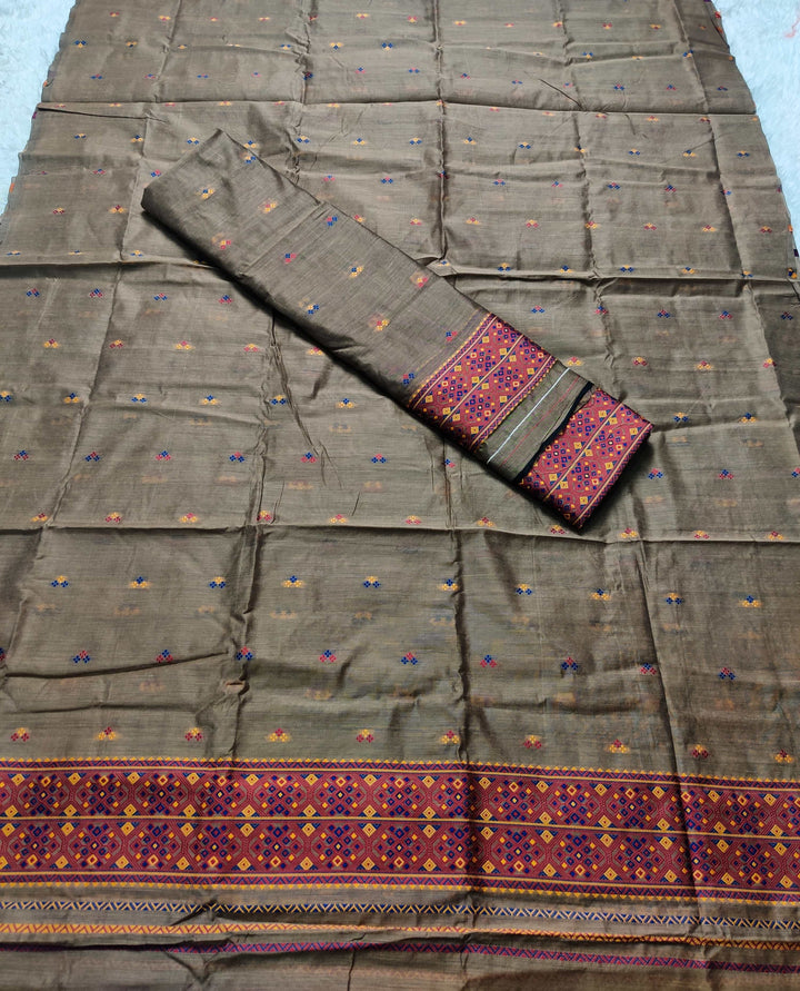 Weaving -Multi-Dhaga Work AC Cotton* Mekhela Sador